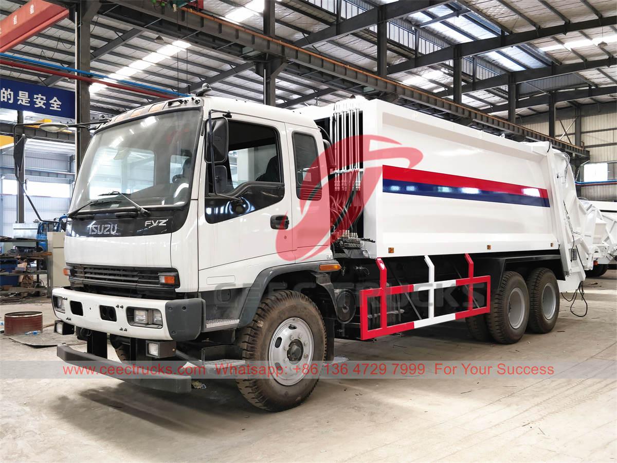 CEEC produced ISUZU FVZ 20 CBM garbage compactor truck for export