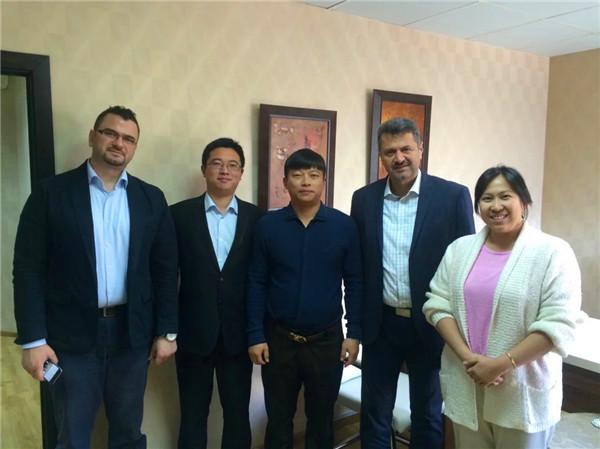 CEEC Vice General Manager Came to Dubai Abu Dhabi Visiting Firefighting Truck Customer