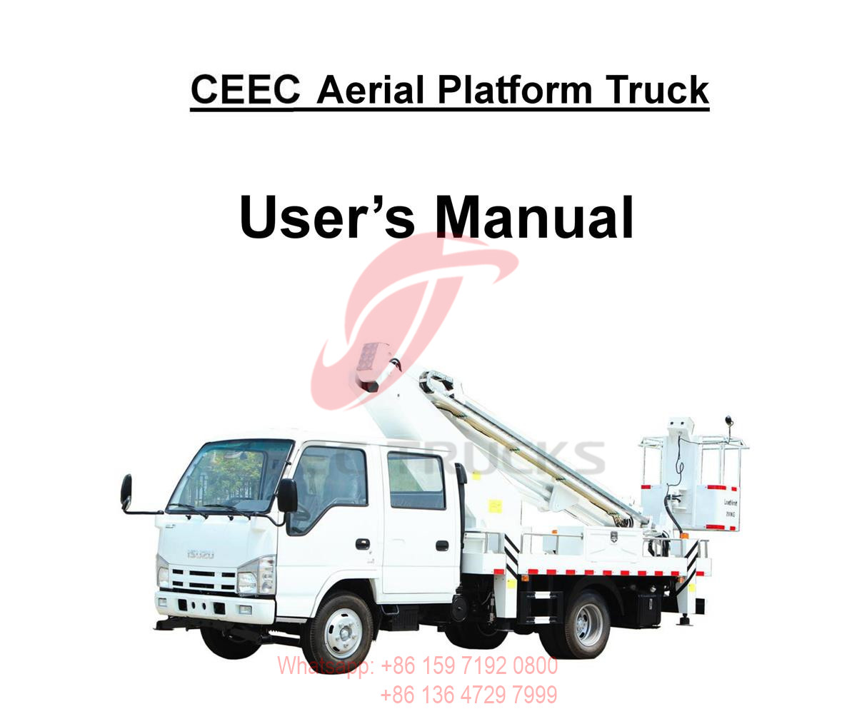 Myanmar--ISUZU 16m Hydraulic Aerial Platform Truck Manual