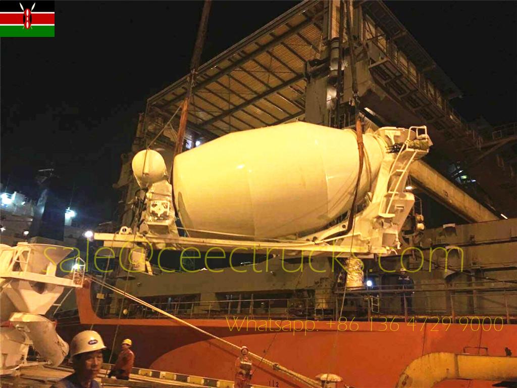 Kenya CIVICON company purchase 8CBM mixer truck up-body from CEEC