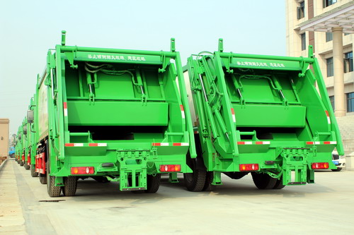 50 units 12 CBM garbage compactor truck for China xinjiang province