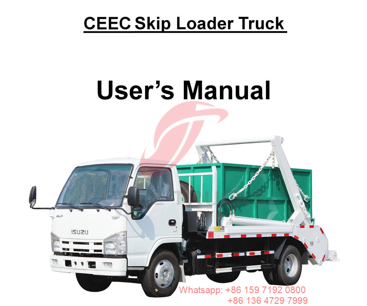 Mongolia--ISUZU 3CBM skip loader truck manual