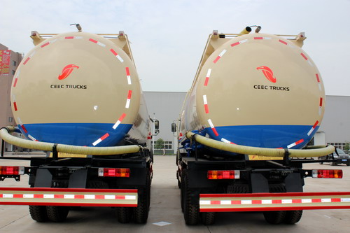 CEEC 6*6 drive bulk cement truck export to Uzbekistan country