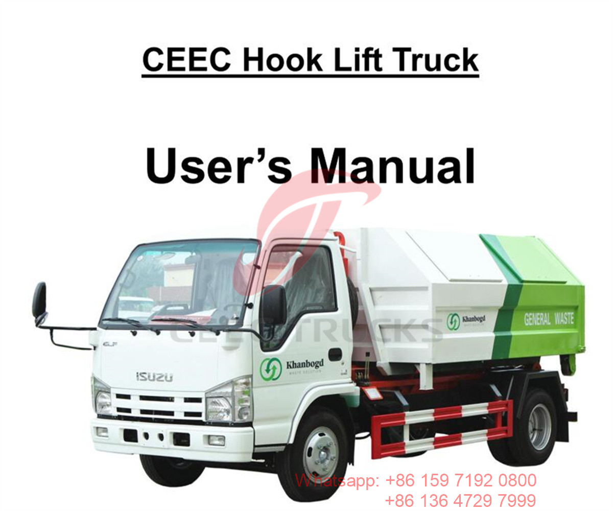 Mongolia--ISUZU 5CBM hook loader truck Manual