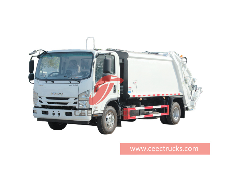 Philippines customer ISUZU KV800 compactor garbage truck manual