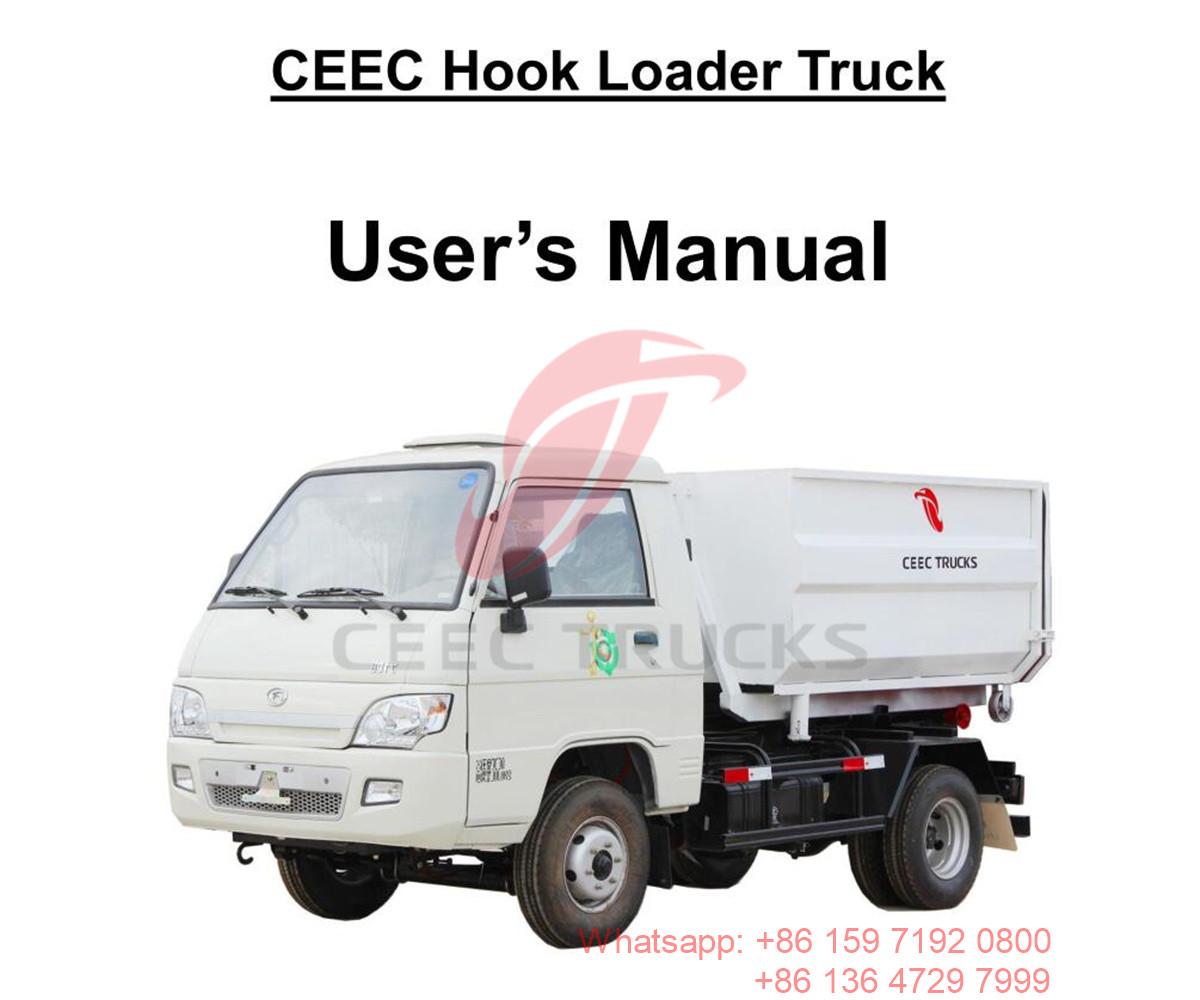Carribean Sea Guadeloupe--FOTON mini 1.5T hook loader truck manual