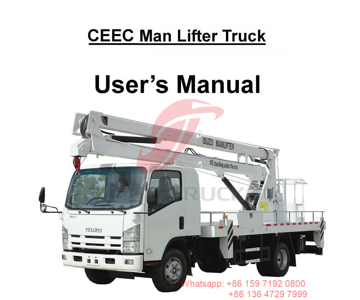 Philippines--ISUZU 16m Man Lifter Truck Manual