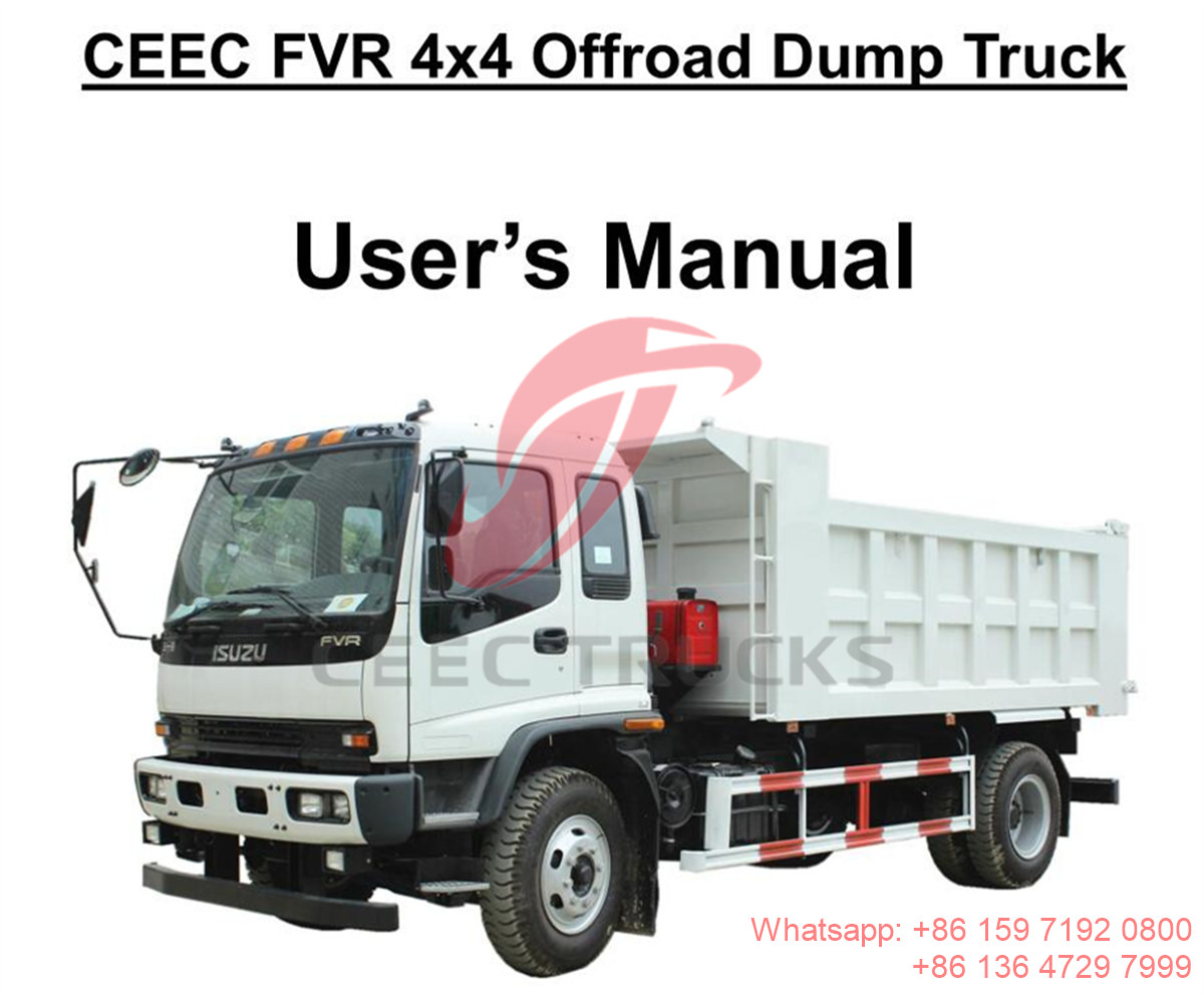 Philippines--ISUZU FVR 15 Tons dump truck manual