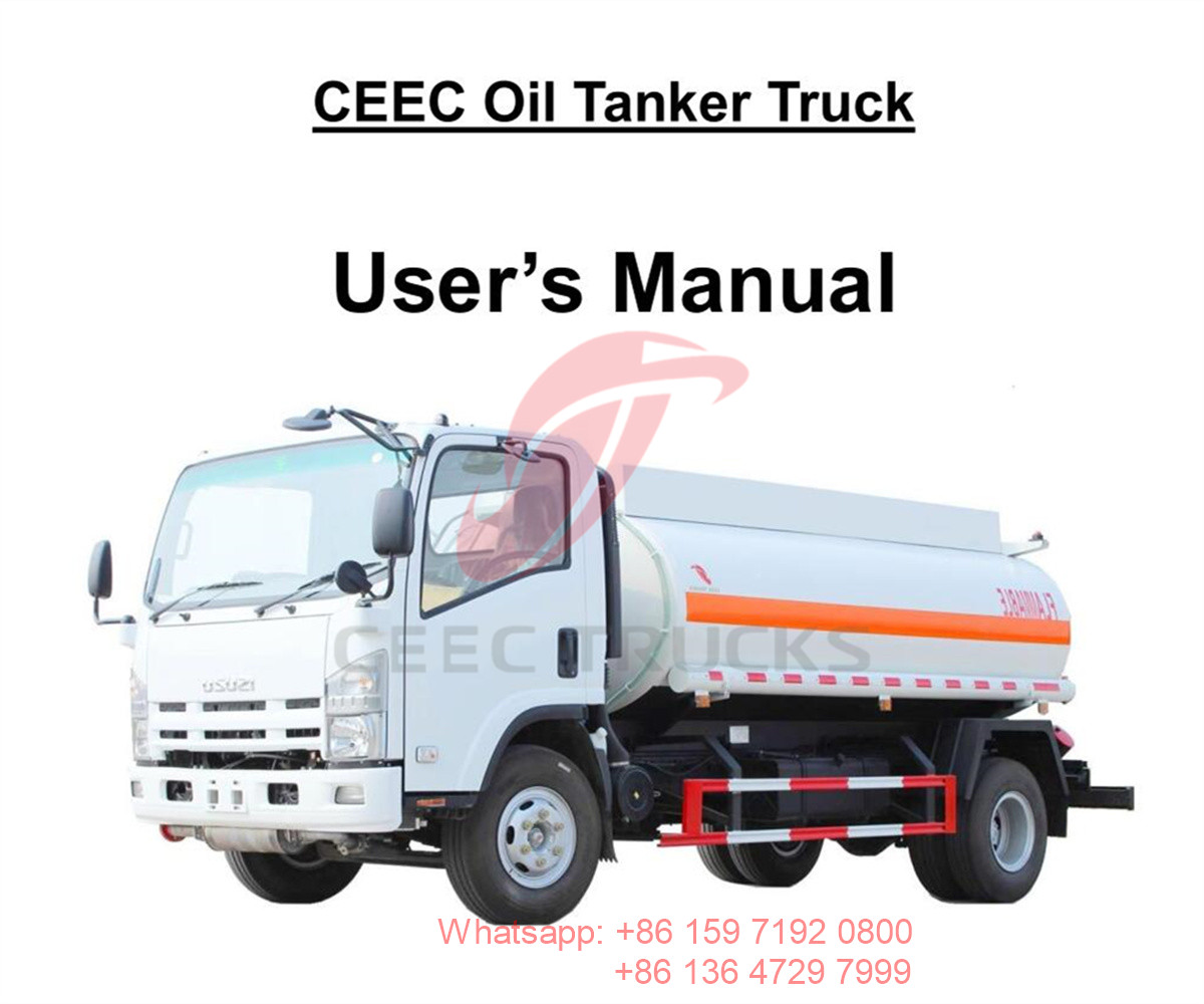 Dubai--ISUZU ELF 5000Liters Fuel Tanker Truck Manual