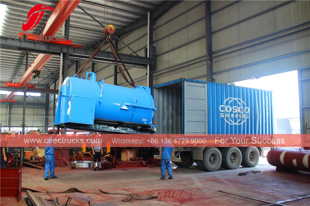 Malta- Vacuum tanker upper body exporting 