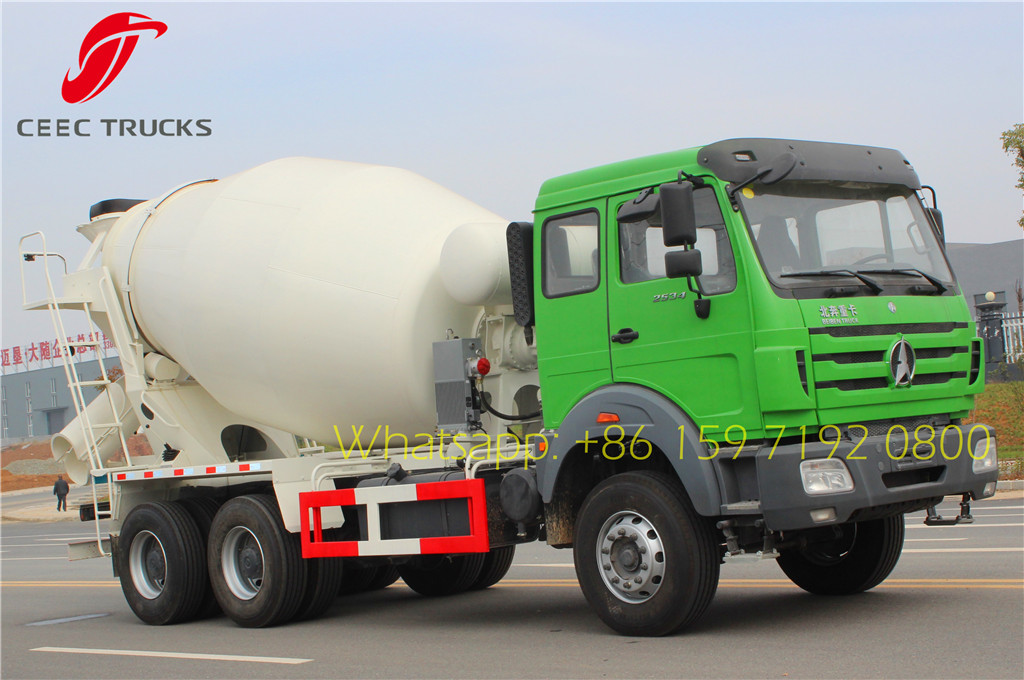 Beiben 2534 concrete mixer truck supplier
