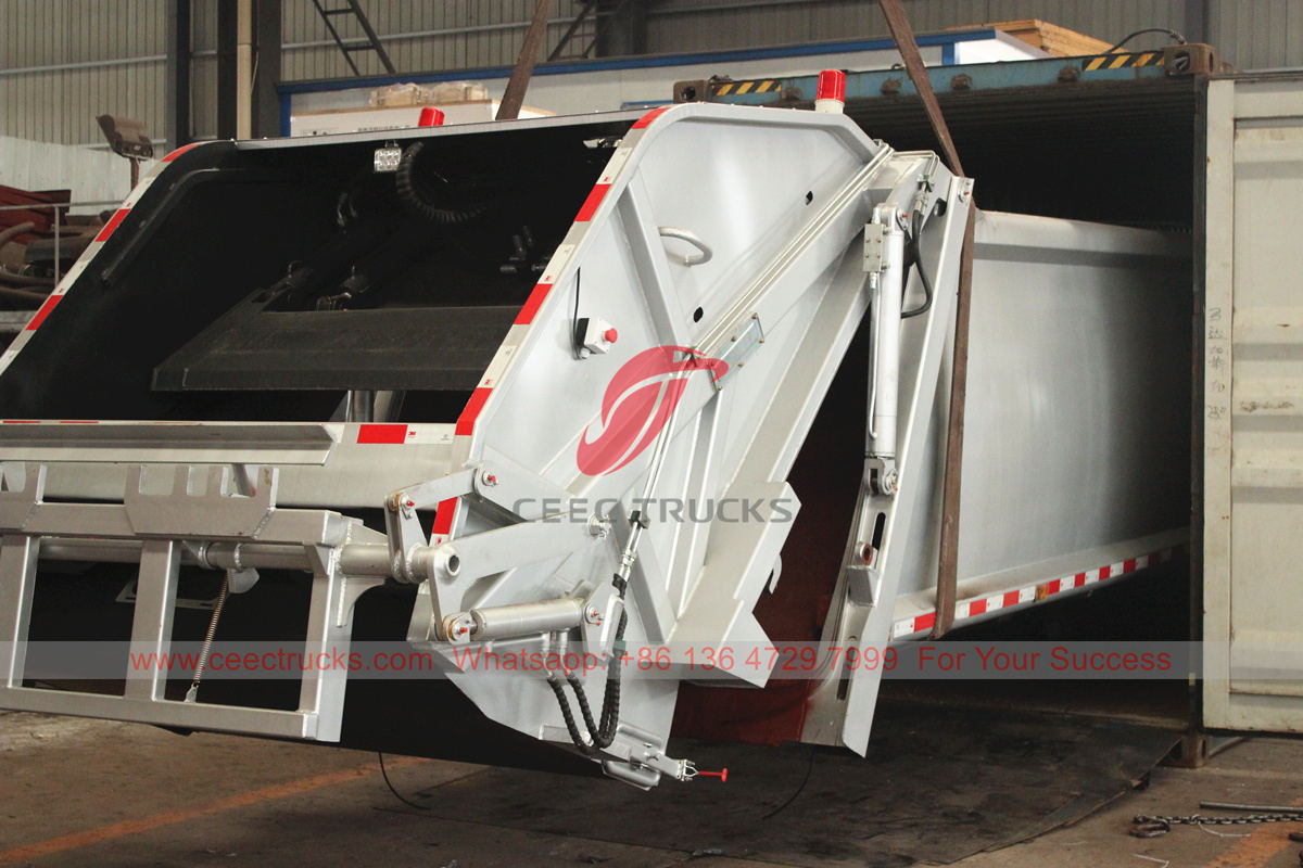 Rear loader body, hook loader superstructure and road wrecker SKD kit were delivered to Qatar
