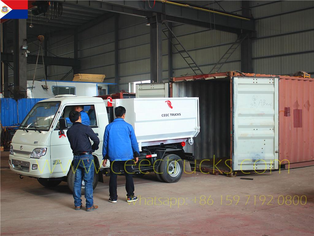 Saint Barthelemy customer purchase FOTON hook loader truck