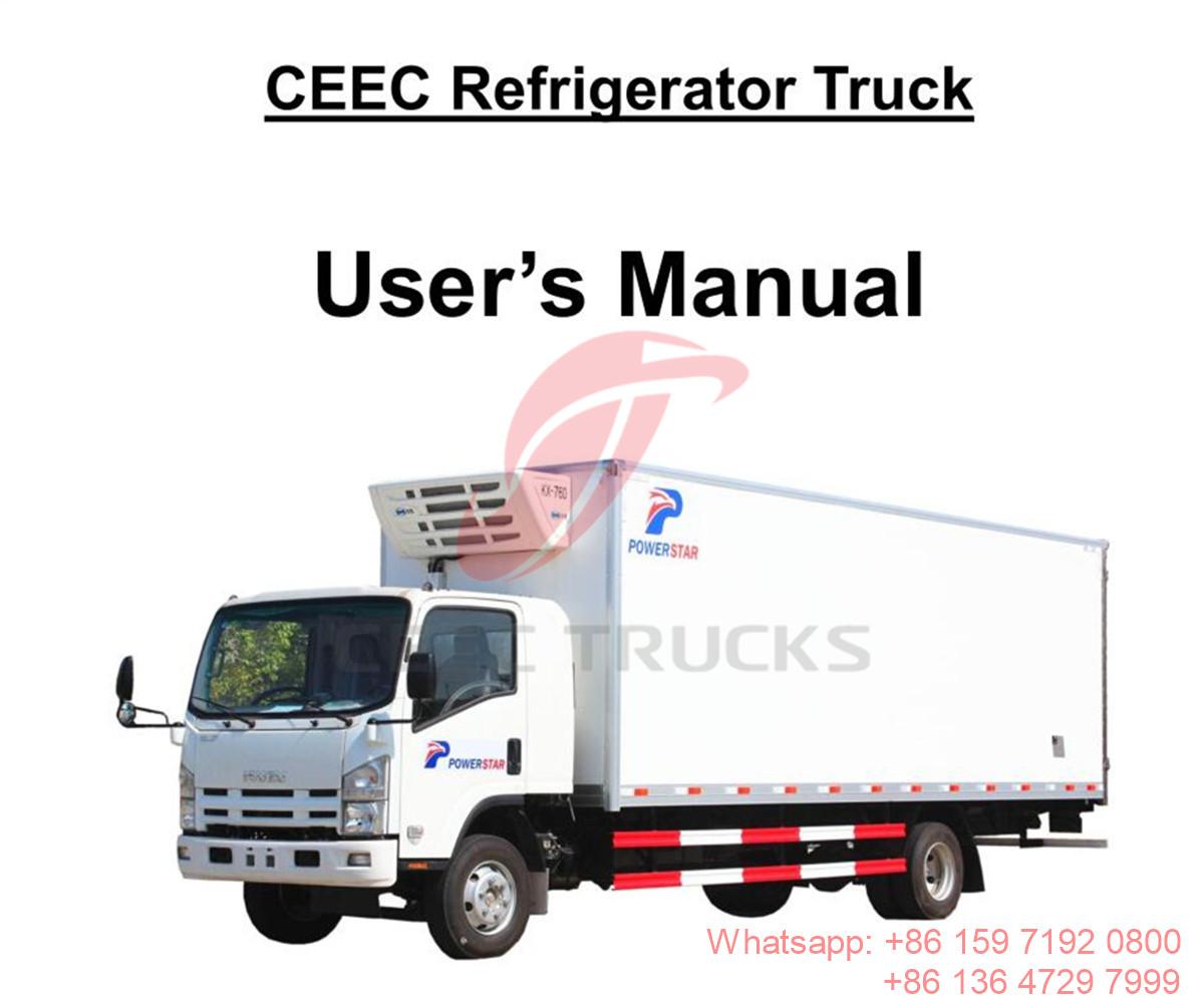 French Polynesia--ISUZU ELF 8Tons Refrigerator Truck Manual