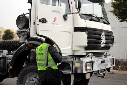 beiben 6*6 truck export to CONGO